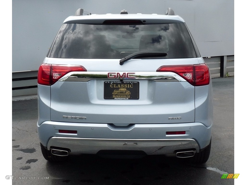 2017 Acadia Denali AWD - Sky Blue Metallic / Cocoa/Shale photo #3