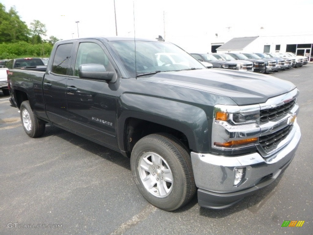 2017 Silverado 1500 LT Double Cab 4x4 - Graphite Metallic / Jet Black photo #11