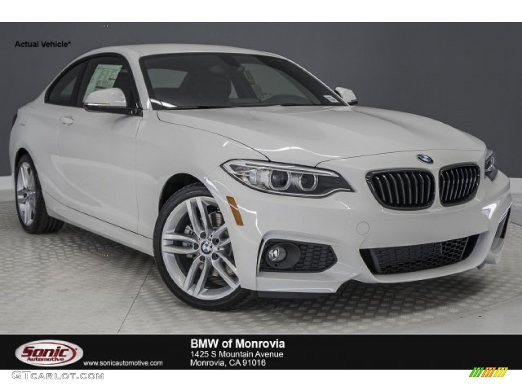 2017 2 Series 230i Coupe - Alpine White / Black photo #1