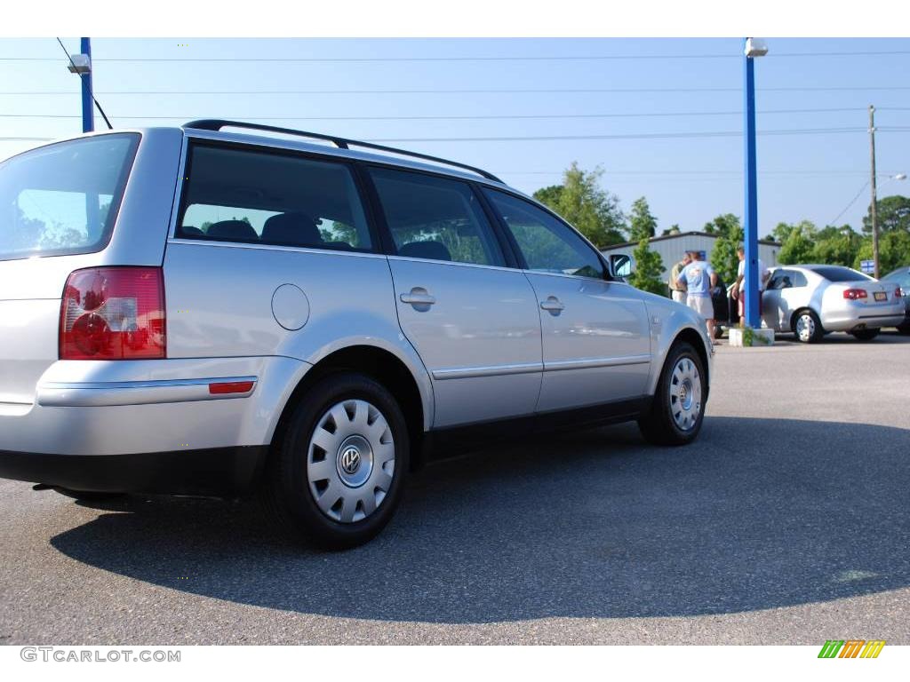 2003 Passat GL Wagon - Reflex Silver Metallic / Black photo #11