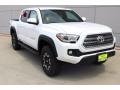 2017 Super White Toyota Tacoma TRD Off Road Double Cab 4x4  photo #2