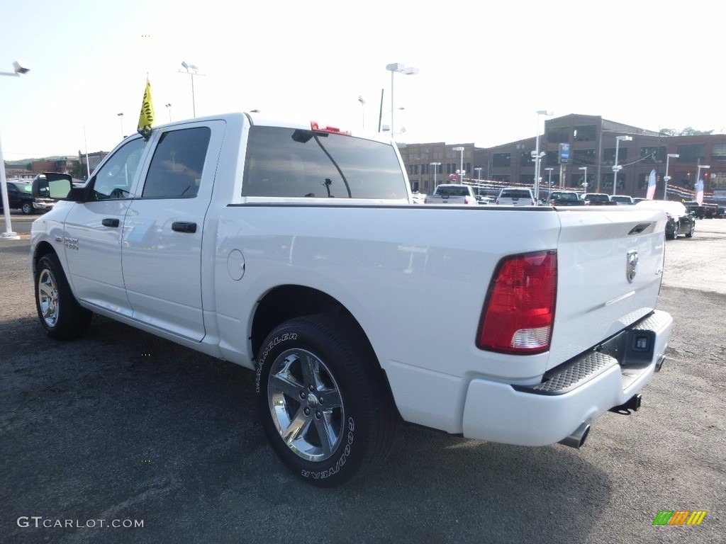 2014 1500 Express Crew Cab 4x4 - Bright White / Black/Diesel Gray photo #4