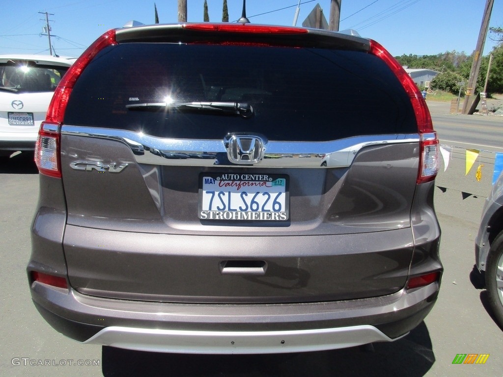 2016 CR-V EX-L - Kona Coffee Metallic / Black photo #6