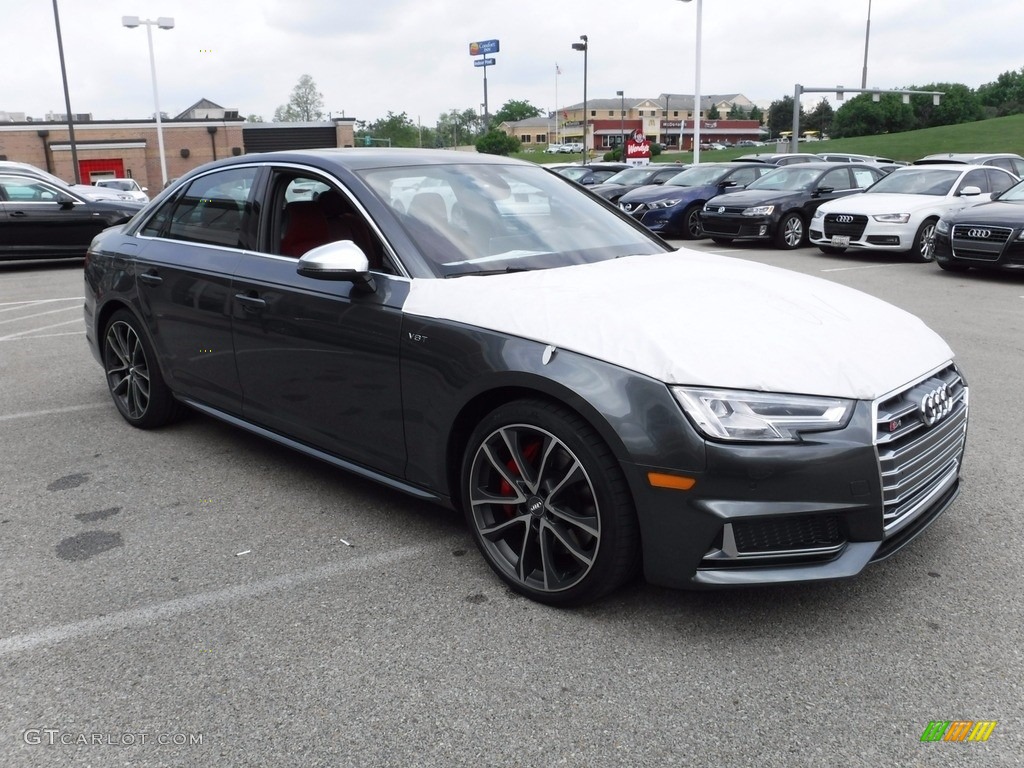 Daytona Gray Pearl 2018 Audi S4 Premium Plus quattro Sedan Exterior Photo #120580876