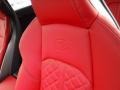 2018 Audi S4 Magma Red Interior Front Seat Photo