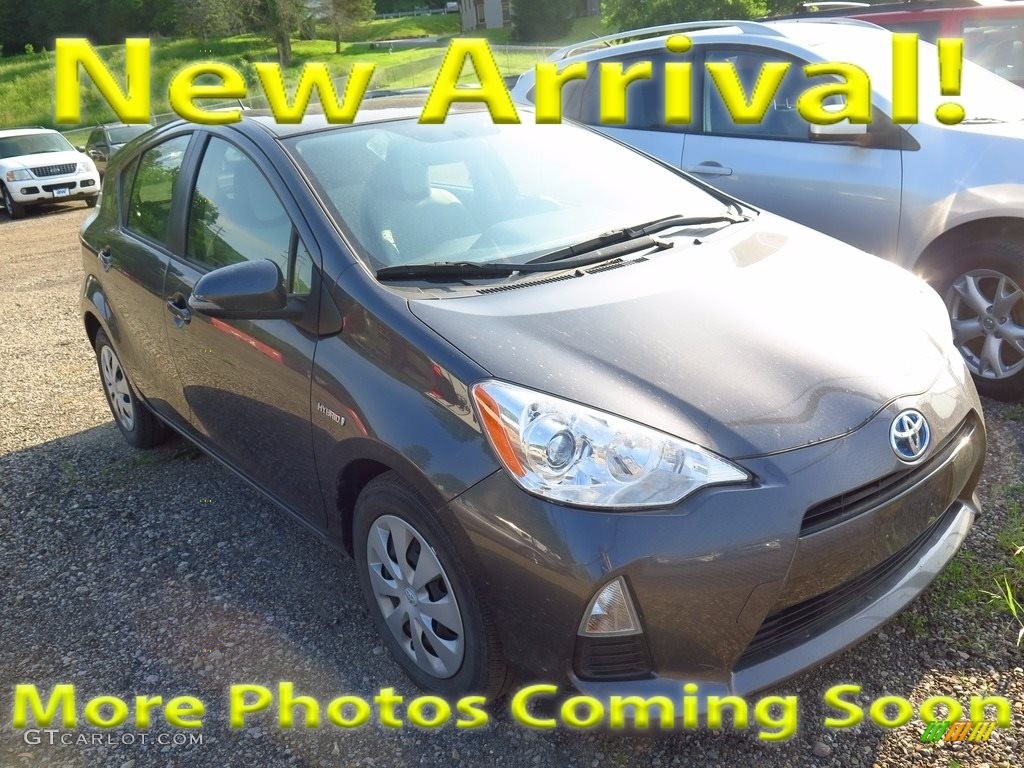 2013 Prius c Hybrid One - Magnetic Gray Metallic / Light Blue Gray/Black photo #1