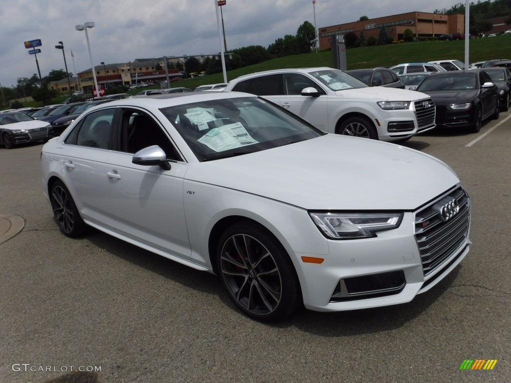 Glacier White Metallic 2018 Audi S4 Premium Plus quattro Sedan Exterior Photo #120581899