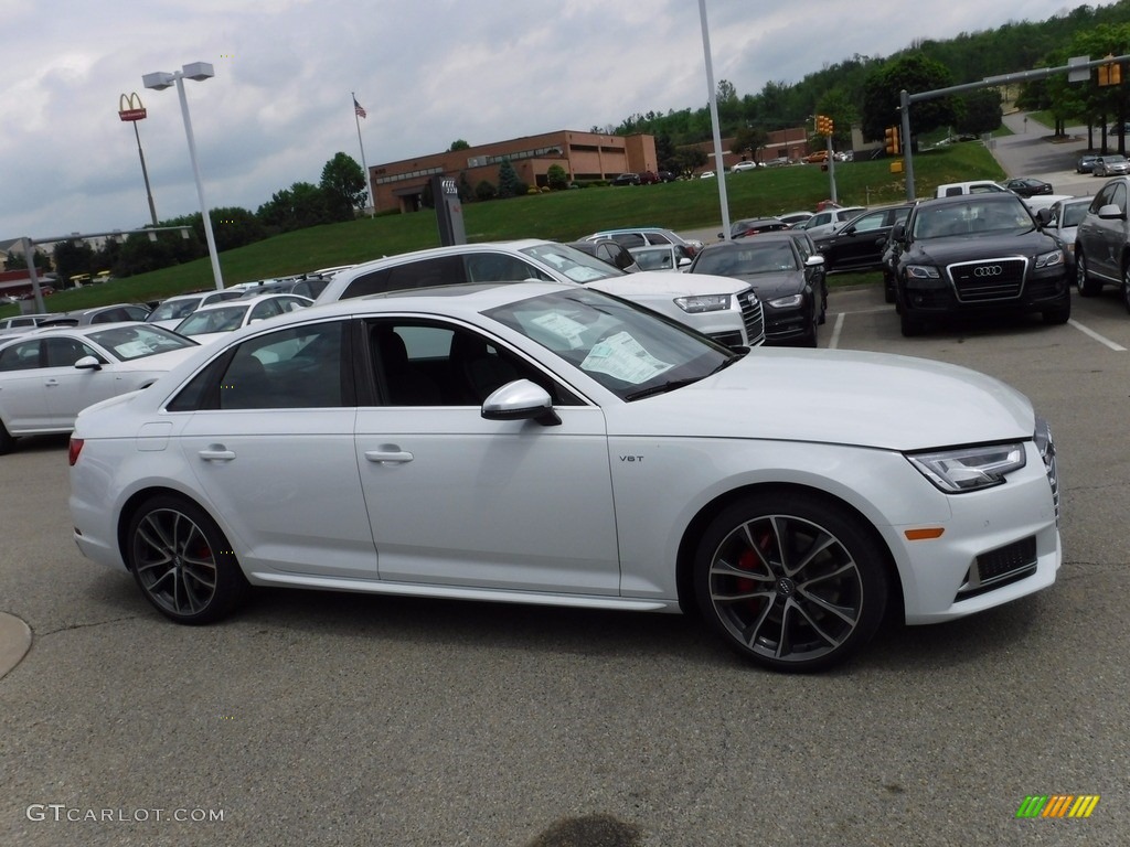 Glacier White Metallic 2018 Audi S4 Premium Plus quattro Sedan Exterior Photo #120581926