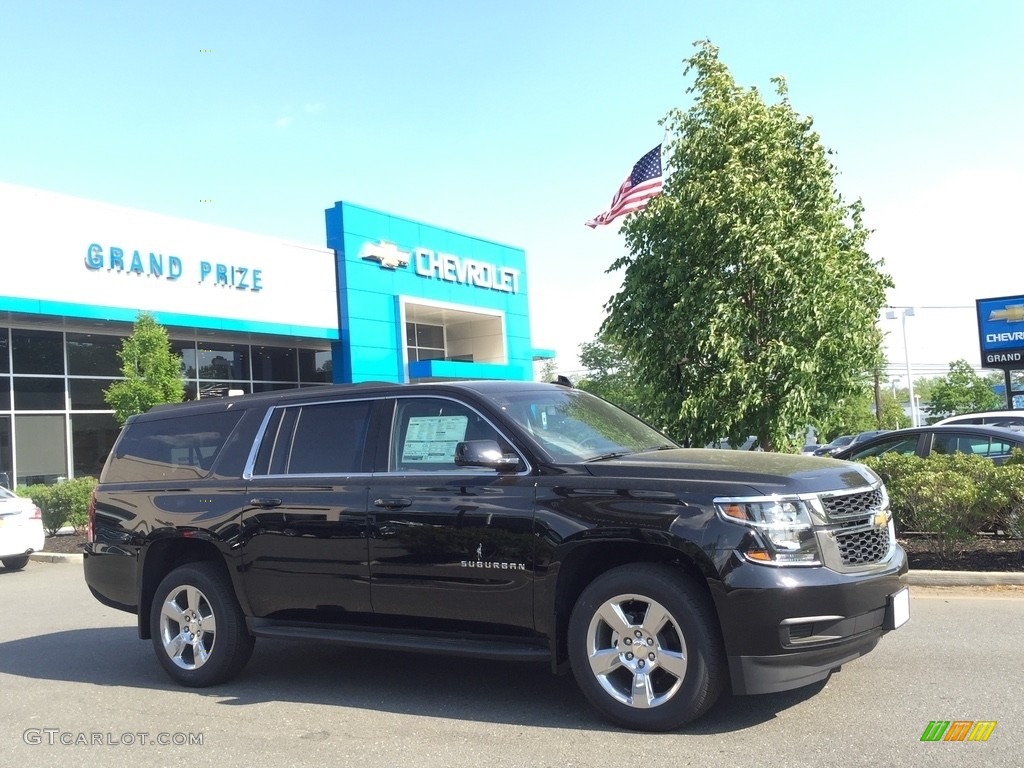 2017 Suburban LS 4WD - Black / Jet Black photo #3