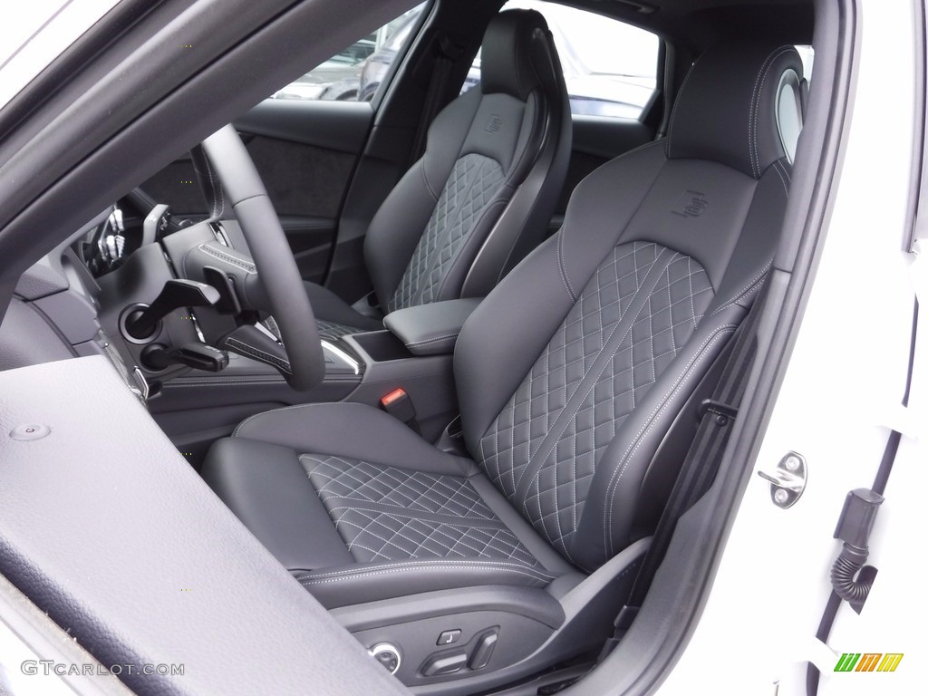 Black Interior 2018 Audi S4 Premium Plus quattro Sedan Photo #120582085