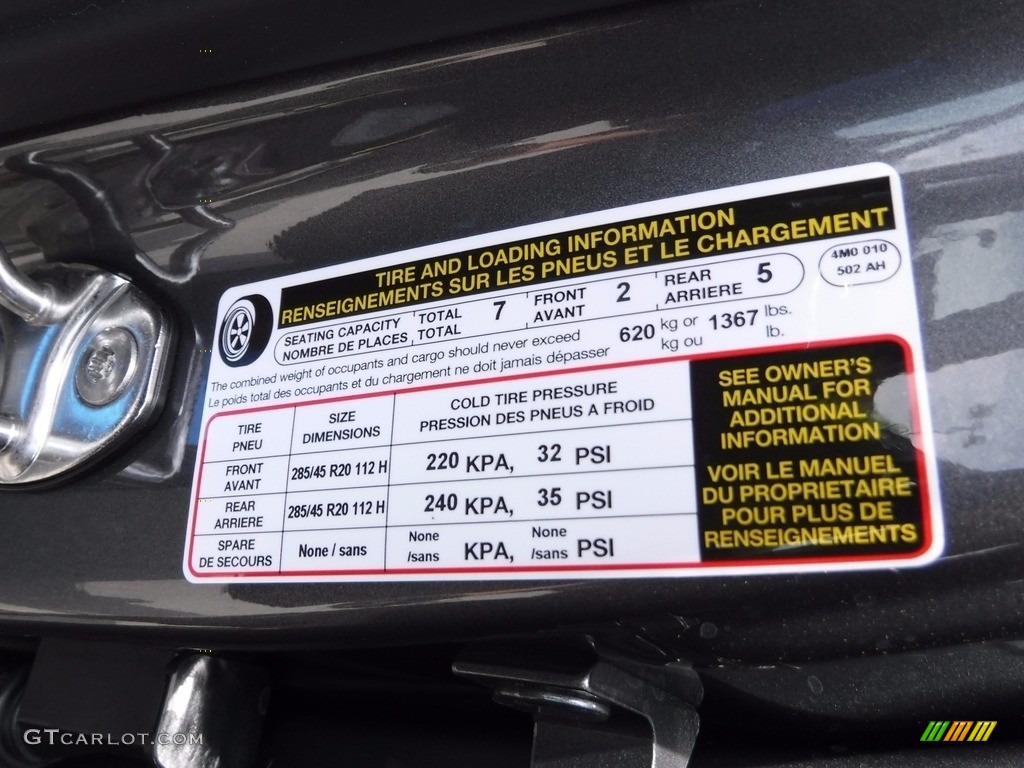 2017 Q7 3.0T quattro Premium Plus - Graphite Gray Metallic / Black photo #43