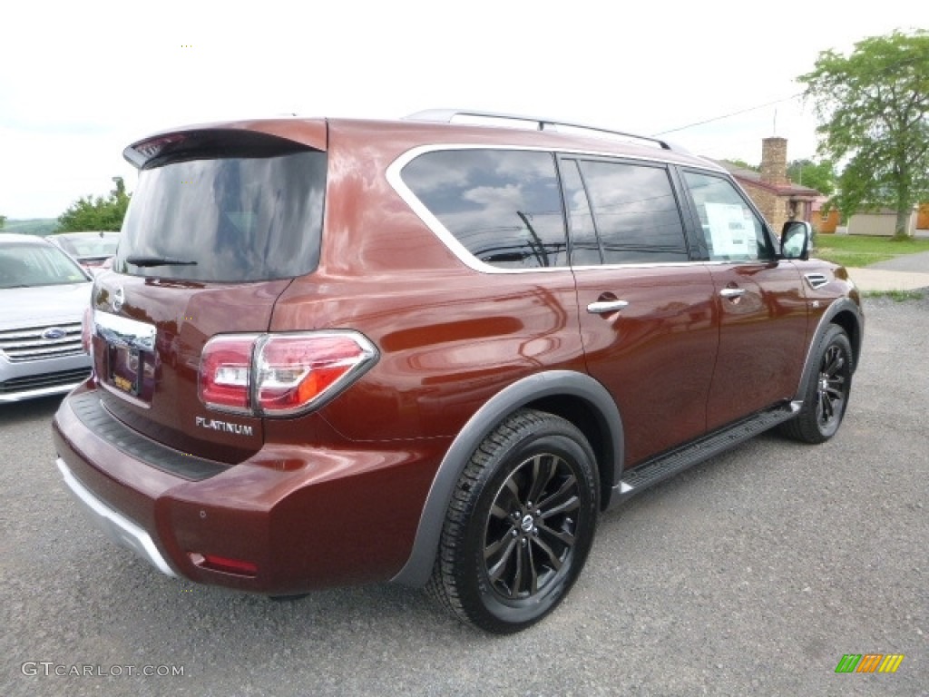 2017 Armada Platinum 4x4 - Forged Copper / Tan photo #4