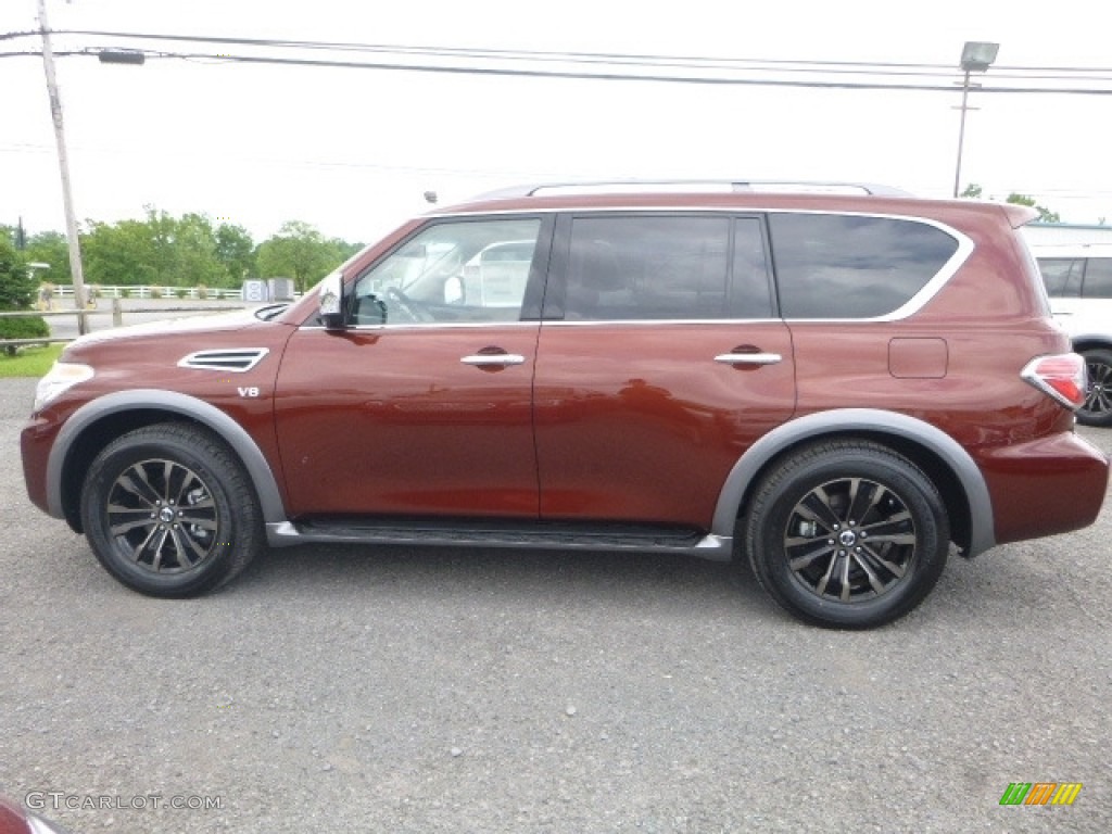 2017 Armada Platinum 4x4 - Forged Copper / Tan photo #7