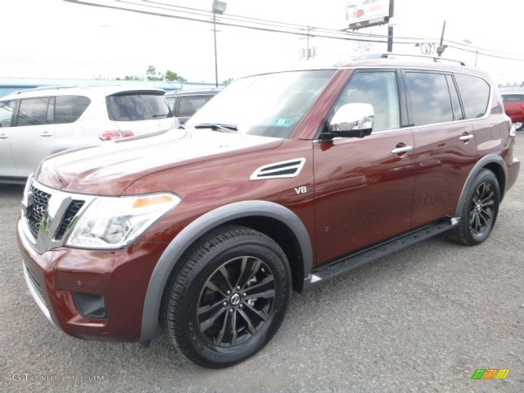 2017 Armada Platinum 4x4 - Forged Copper / Tan photo #8