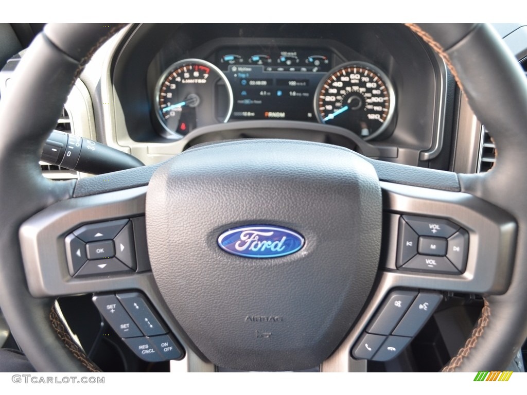 2017 F150 Limited SuperCrew 4x4 - Shadow Black / Limited Black/Mojave photo #26