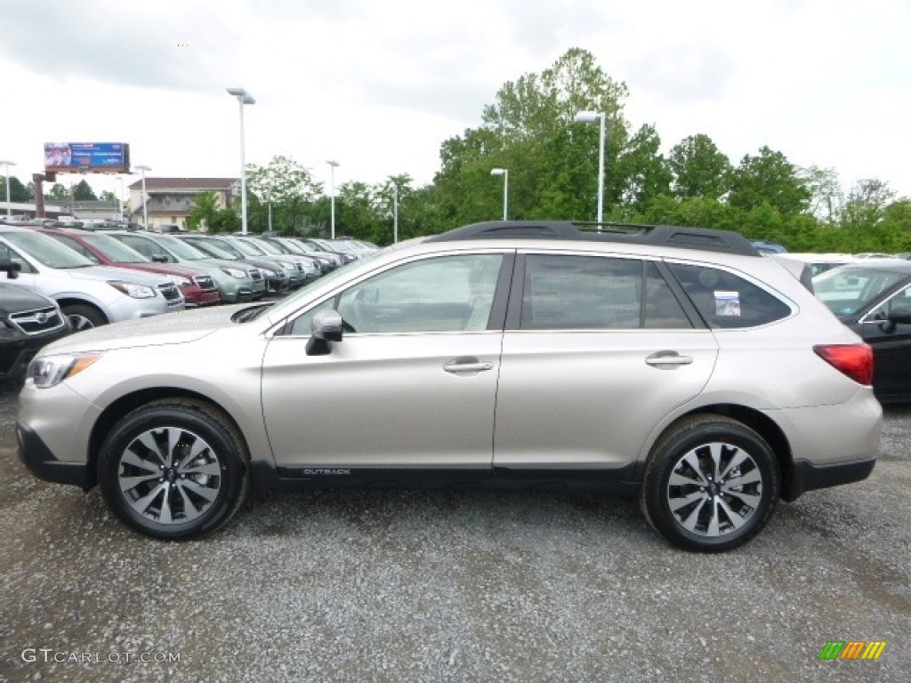 2017 Outback 2.5i Limited - Tungsten Metallic / Warm Ivory photo #12