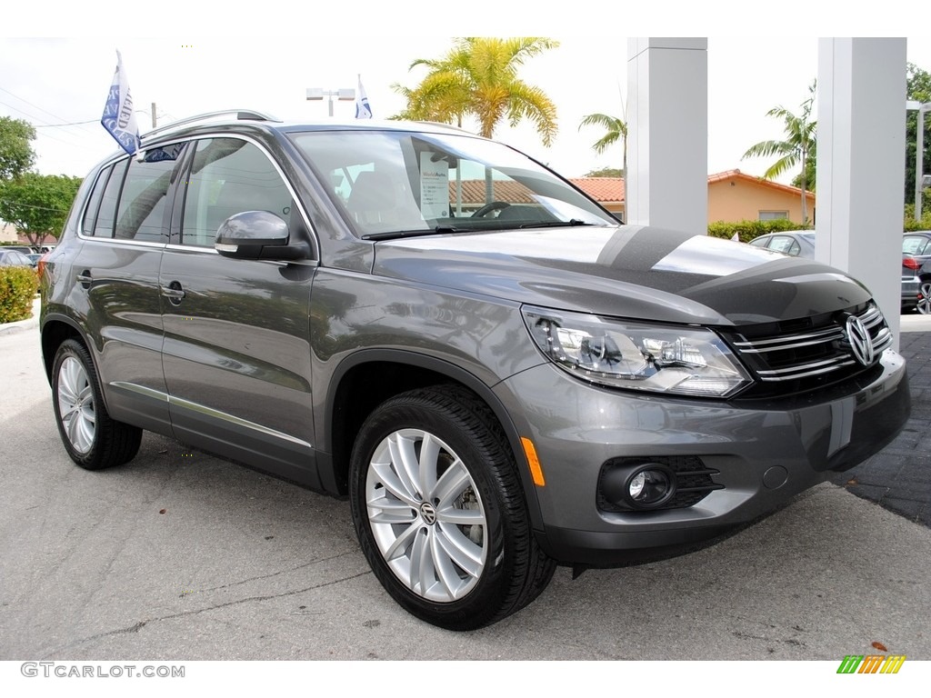 2016 Tiguan SE - Pepper Gray Metallic / Charcoal photo #2