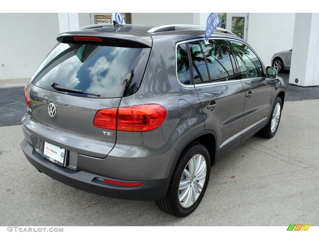 2016 Tiguan SE - Pepper Gray Metallic / Charcoal photo #9