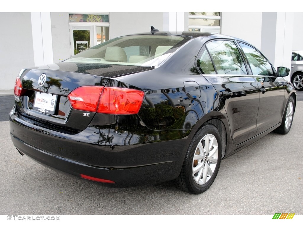 2014 Jetta SE Sedan - Black / Titan Black photo #10