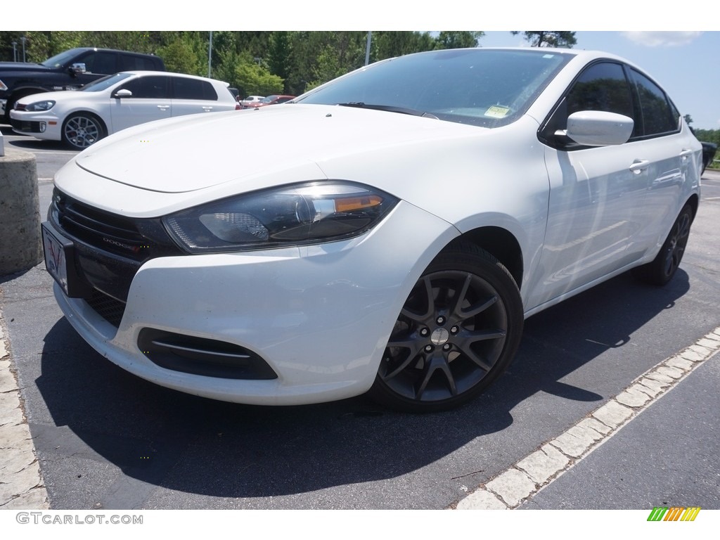 2015 Dart SE - Bright White / Black photo #1