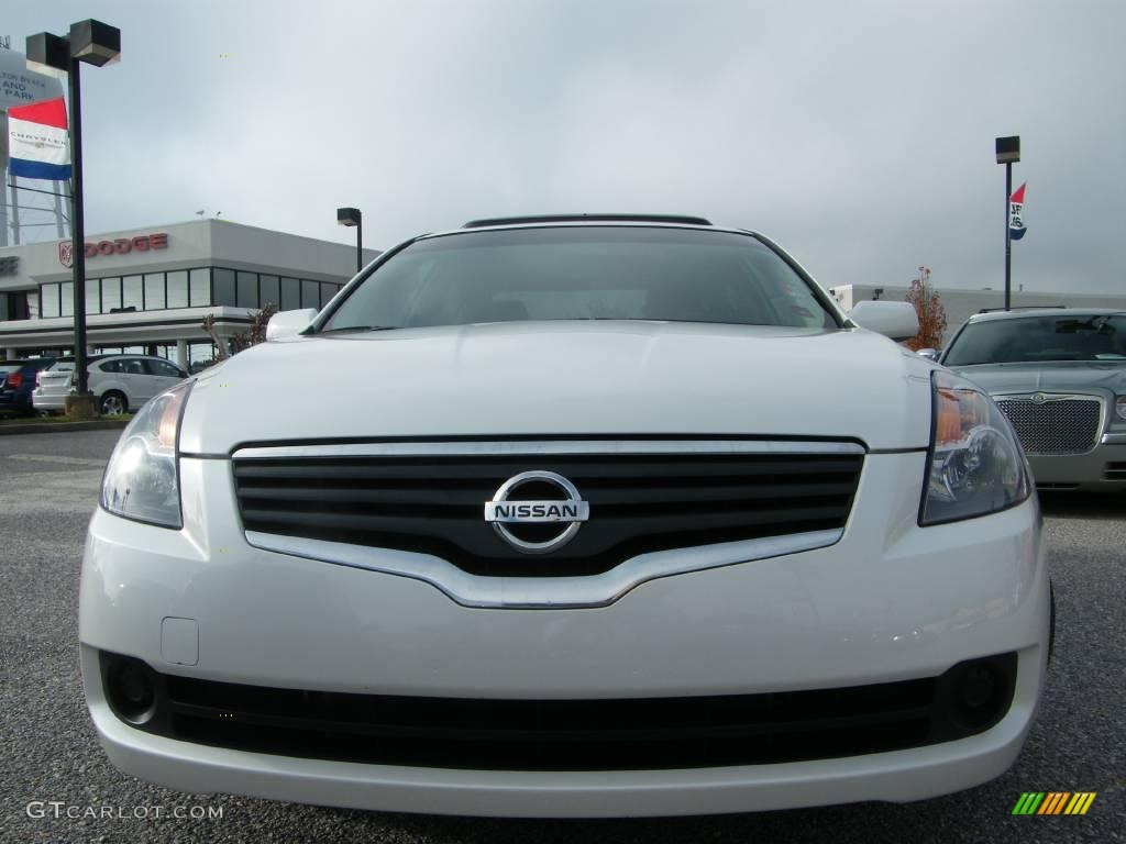 2007 Altima 2.5 S - Winter Frost Pearl / Charcoal photo #8