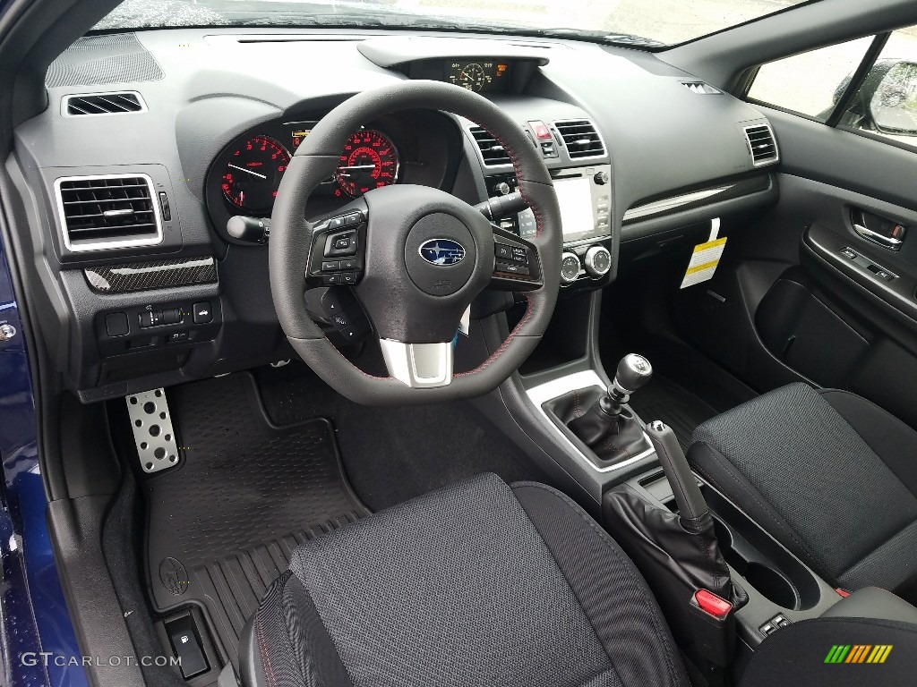 Carbon Black Interior 2017 Subaru WRX Premium Photo #120593056