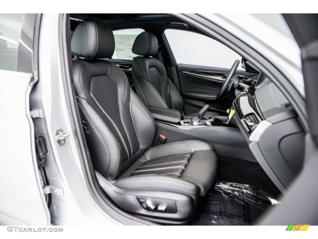 2017 5 Series 530i Sedan - Glacier Silver Metallic / Black photo #2