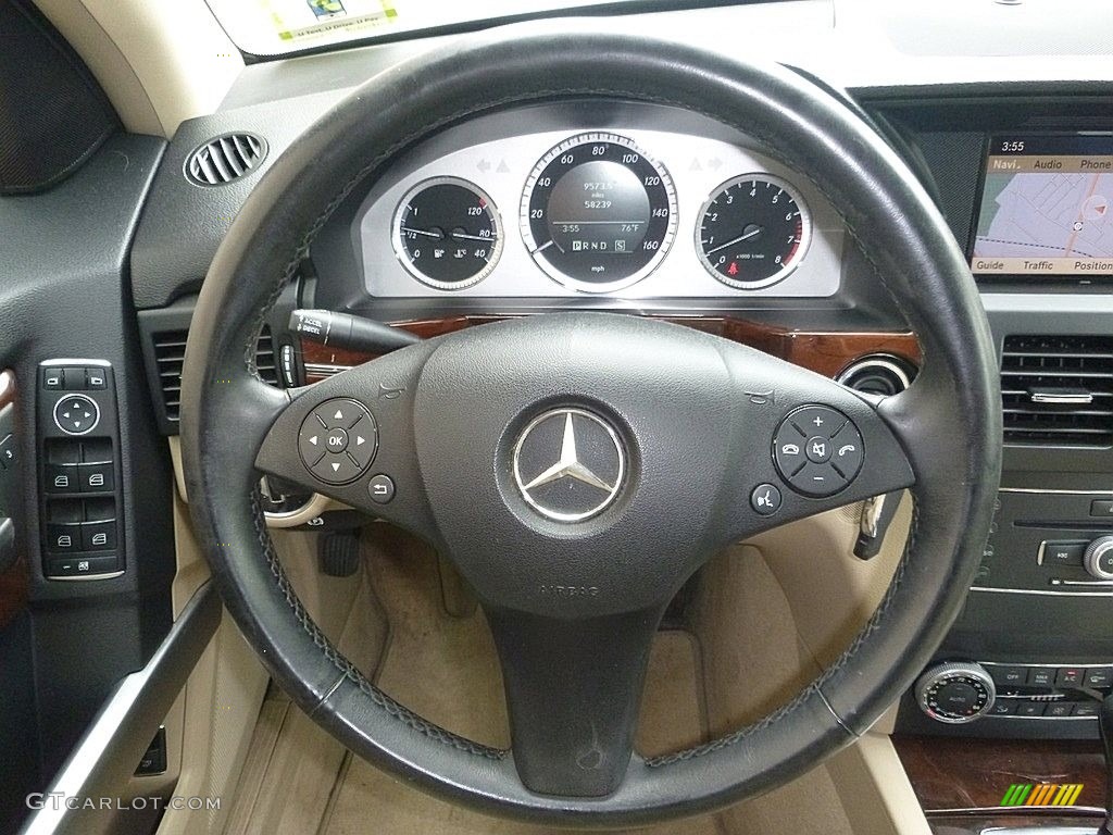 2011 GLK 350 4Matic - Arctic White / Almond/Black photo #30