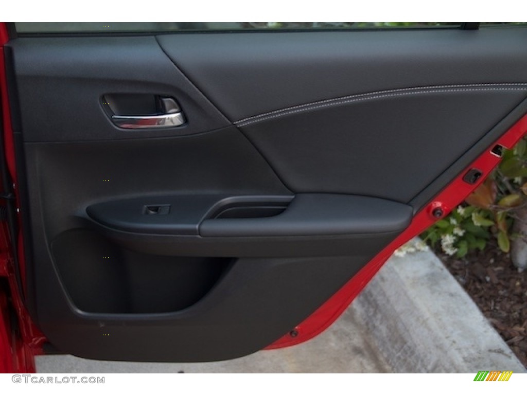 2016 Accord Sport Sedan - San Marino Red / Black photo #23