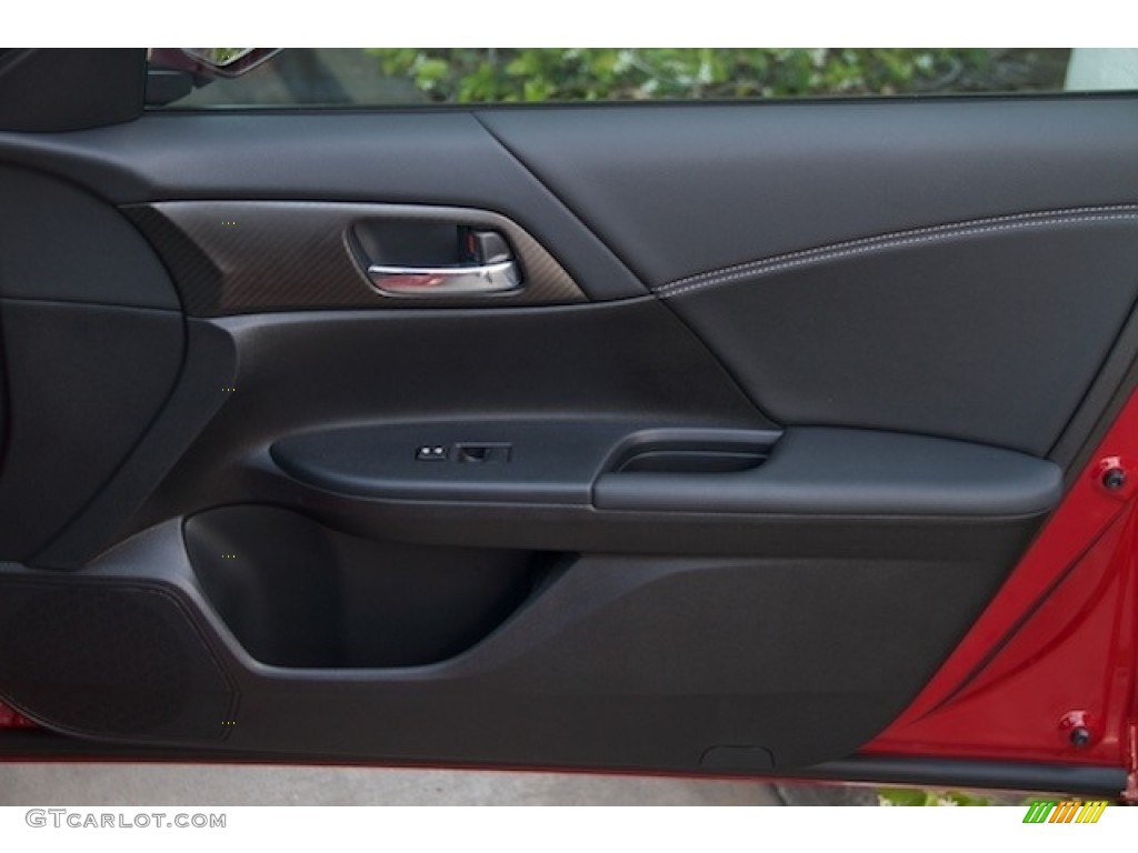 2016 Accord Sport Sedan - San Marino Red / Black photo #24