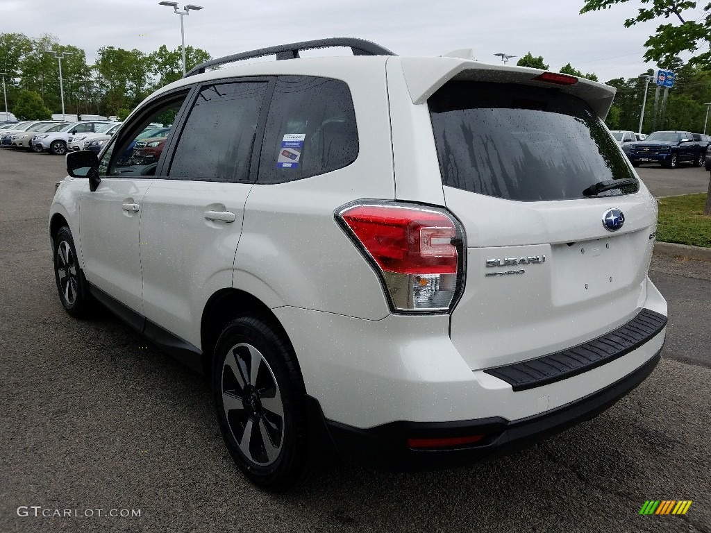 2017 Forester 2.5i Premium - Crystal White Pearl / Gray photo #4