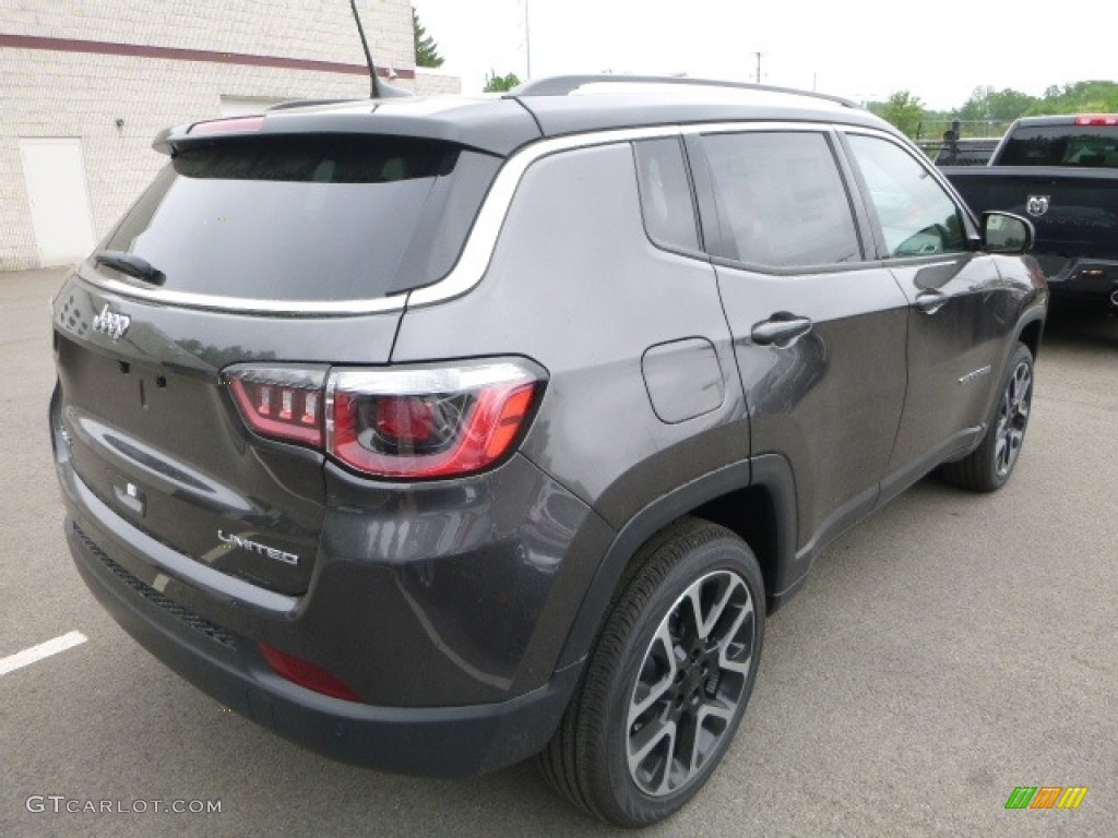 2017 Compass Limited 4x4 - Granite Crystal Metallic / Black photo #5