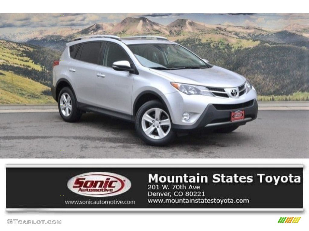 2014 RAV4 XLE AWD - Classic Silver Metallic / Black photo #1