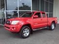 2008 Radiant Red Toyota Tacoma V6 PreRunner Access Cab  photo #3