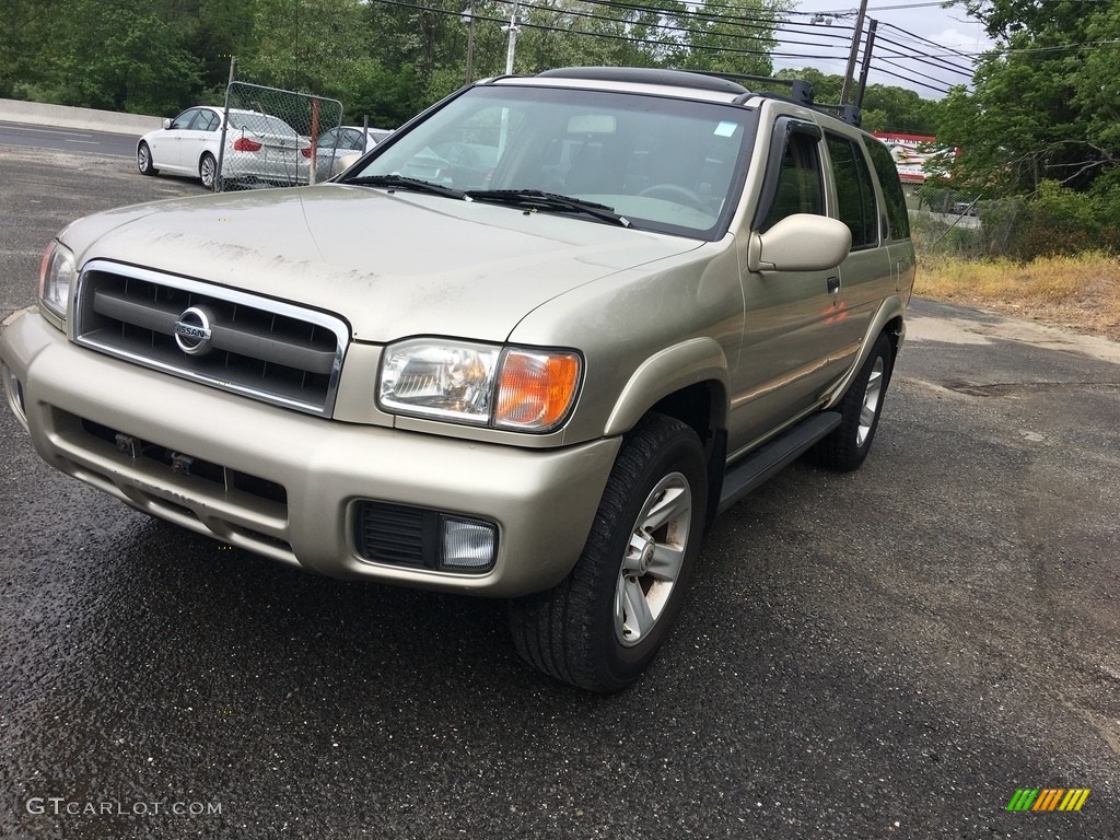 2003 Pathfinder LE 4x4 - Sunlit Sand Metallic / Beige photo #8