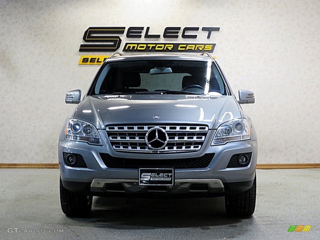 2011 ML 350 4Matic - Palladium Silver Metallic / Black photo #2