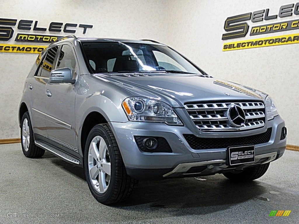 2011 ML 350 4Matic - Palladium Silver Metallic / Black photo #3