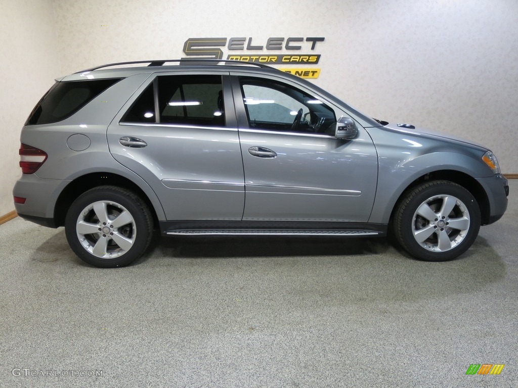 2011 ML 350 4Matic - Palladium Silver Metallic / Black photo #4