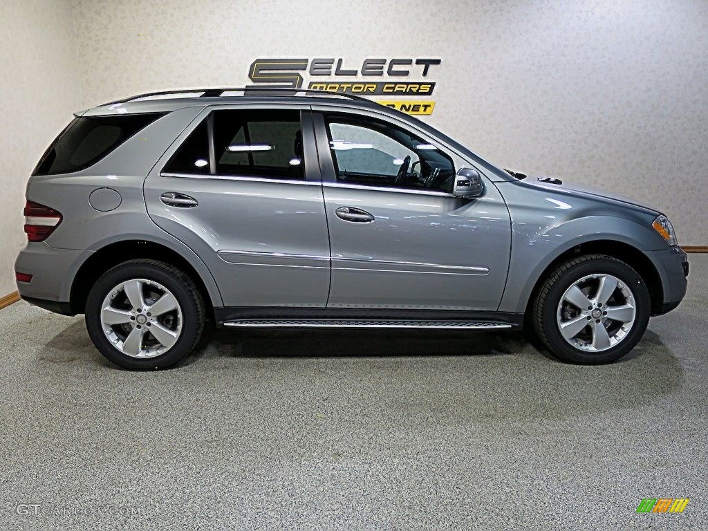 2011 ML 350 4Matic - Palladium Silver Metallic / Black photo #5
