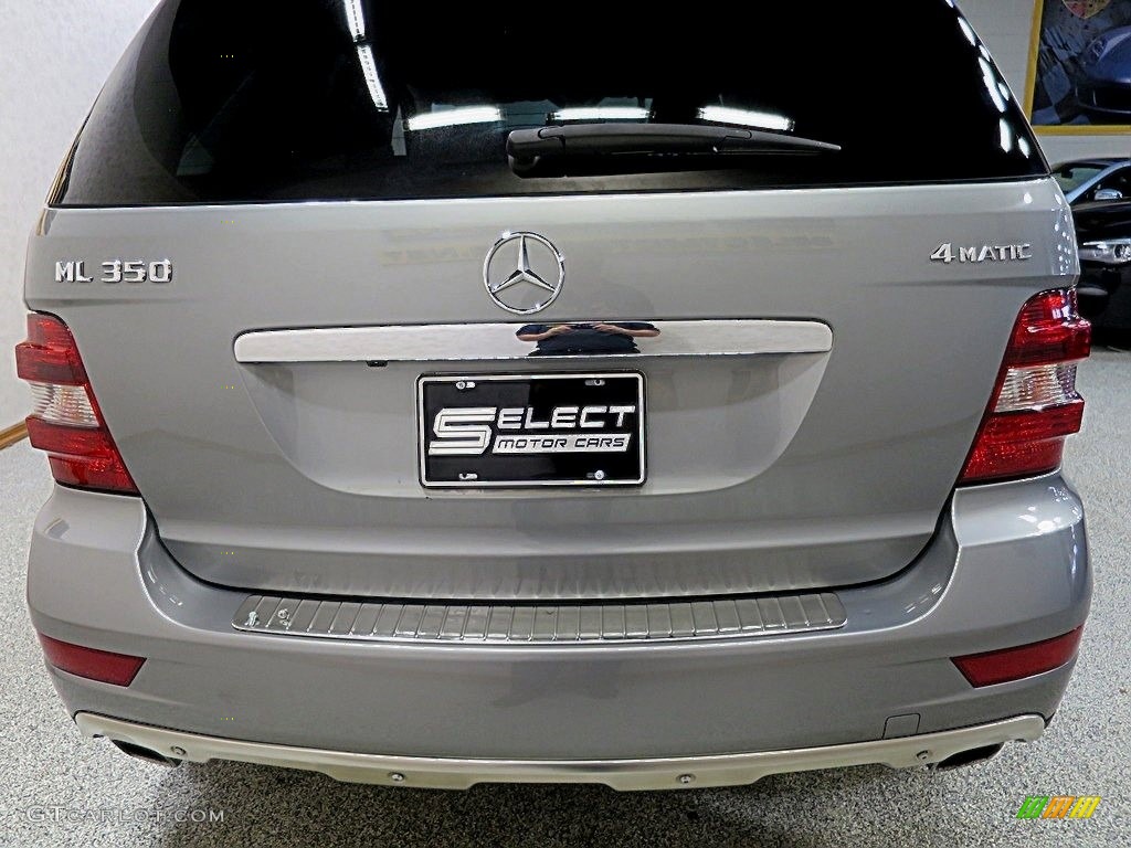 2011 ML 350 4Matic - Palladium Silver Metallic / Black photo #7