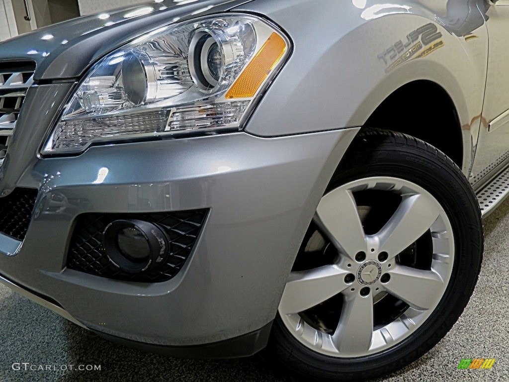 2011 ML 350 4Matic - Palladium Silver Metallic / Black photo #9