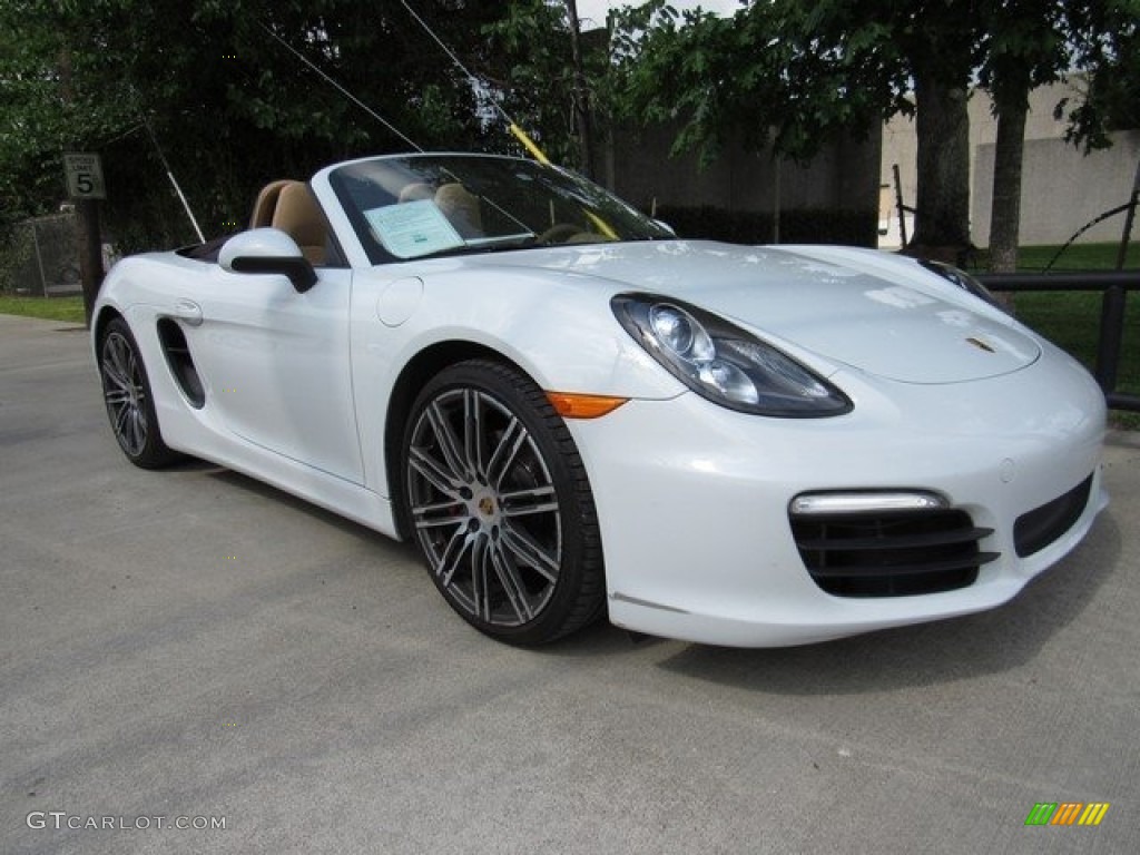 2015 Boxster S - White / Luxor Beige photo #2