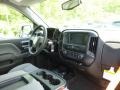 2017 Silver Ice Metallic Chevrolet Silverado 1500 Custom Double Cab 4x4  photo #10