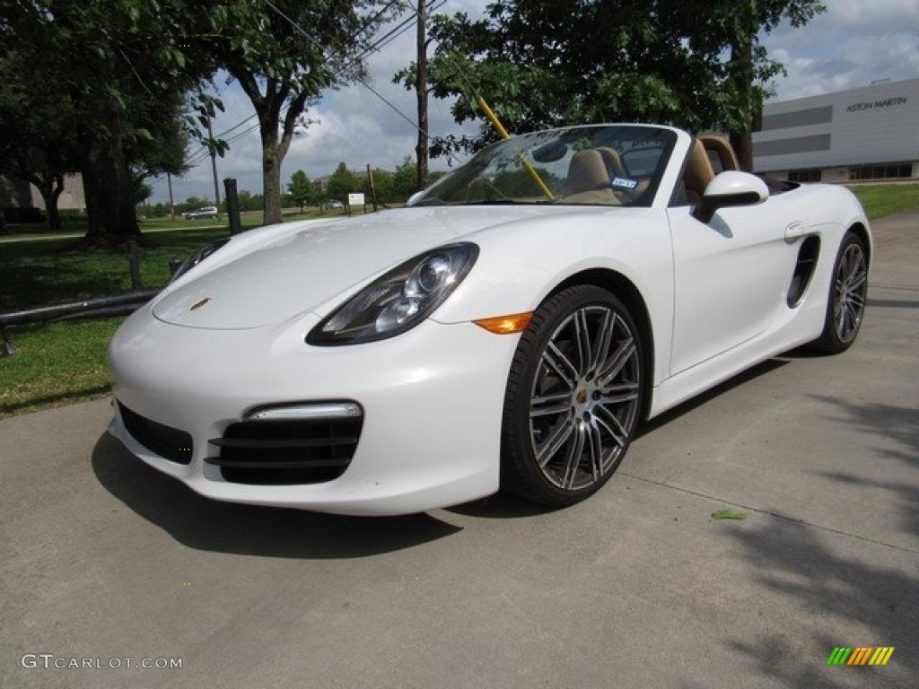 2015 Boxster S - White / Luxor Beige photo #9