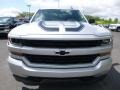 2017 Silver Ice Metallic Chevrolet Silverado 1500 Custom Double Cab 4x4  photo #12