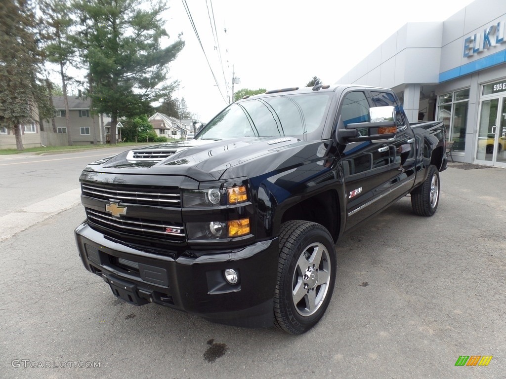 2017 Silverado 2500HD LTZ Crew Cab 4x4 - Black / Jet Black photo #2