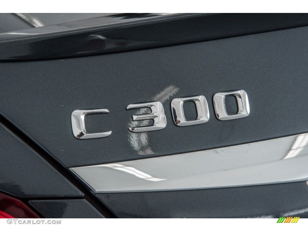 2016 C 300 4Matic Sedan - Steel Grey Metallic / Crystal Grey/Black photo #7