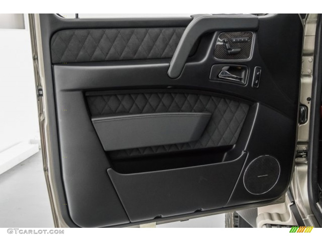 2017 Mercedes-Benz G 550 4x4 Squared designo Black Door Panel Photo #120599597