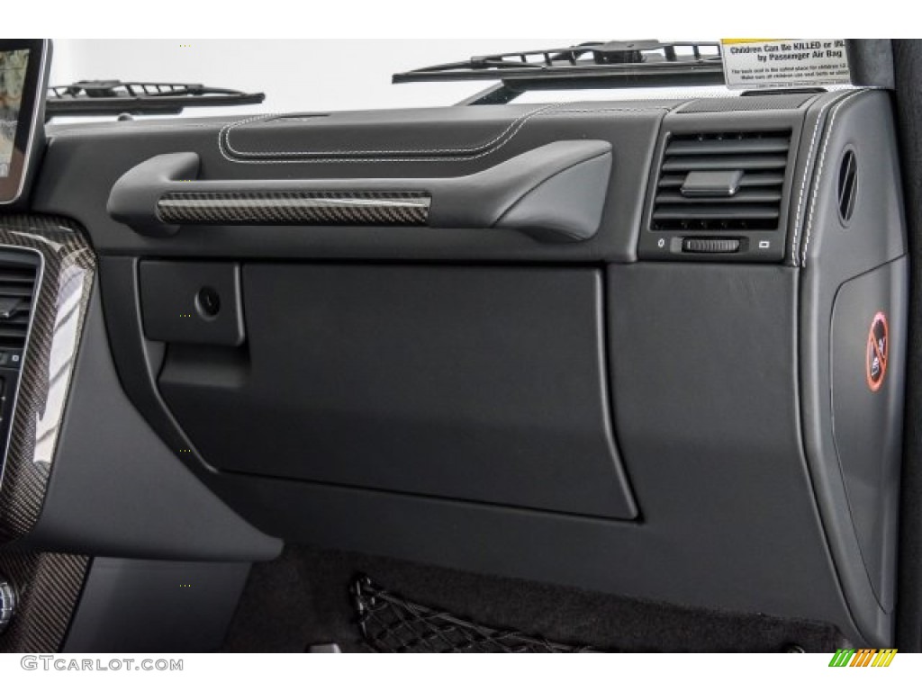 2017 Mercedes-Benz G 550 4x4 Squared designo Black Dashboard Photo #120599697