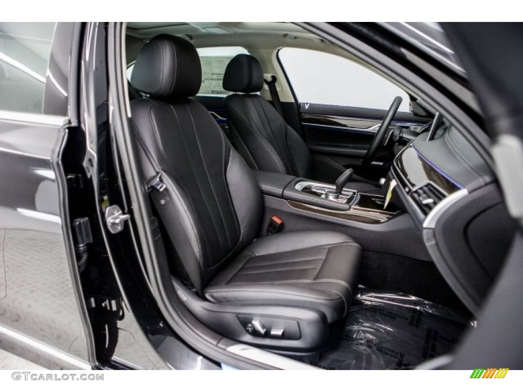 2018 7 Series 740e iPerformance xDrive Sedan - Black Sapphire Metallic / Black photo #2